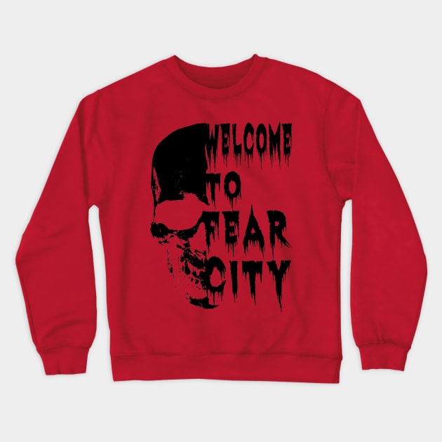 Lucifer Jones - Fear City Skull Crewneck Sweatshirt by Digital City Records Group